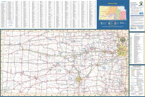 Large Detailed Map Of Kansas With Cities And Towns