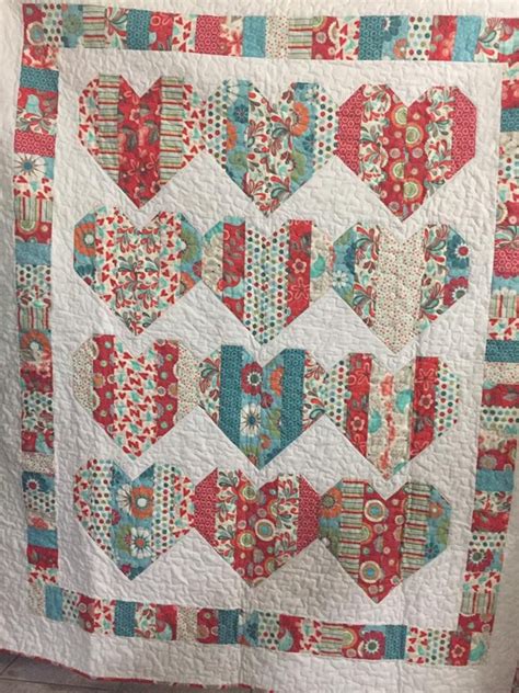 Love Booth Free Quilt Pattern Using Jelly Roll Strips