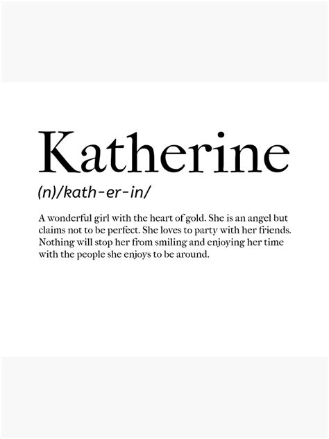 Katherine Definition Photographic Print By Tastifydesigns Redbubble
