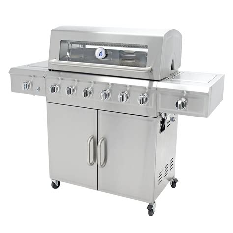 3 Embers 6 Burner Stainless Steel Gas Grill Even Embers