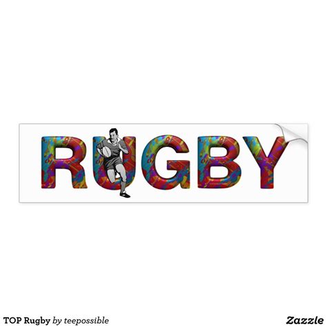 Top Rugby Bumper Sticker Bumper Stickers Catch Phrase