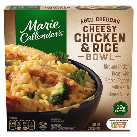 Easy Cheesy Chicken And Rice Bowl Marie Callender S