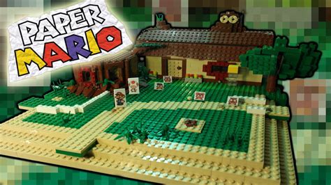 Lego Paper Mario 64 Goomba Village Moc Youtube