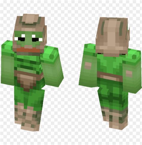 Free Download Hd Png Doom Guy Pepe Minecraft Skin Joker Png Image