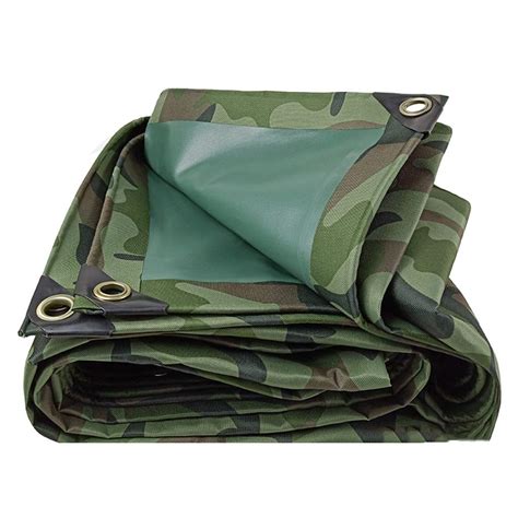 Buy Huada Large Camoue Tarpaulin Sheet Cover Heavy Duty Waterproof Outdoor Canvas Tent Splice