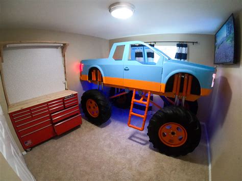 Monster Truck Bedroom Truck Bedroom Kids Car Bed Monster Truck Bedroom