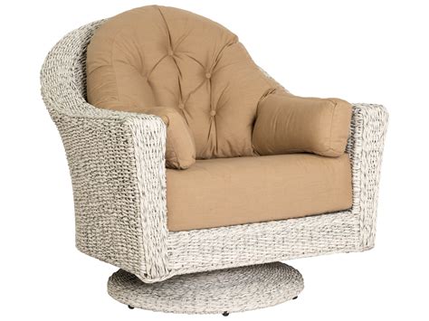 Woodard Whitecraft Isabella Wicker Swivel Lounge Chair Wrs550015