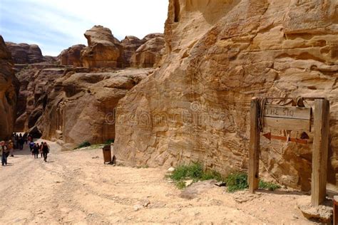 The Man Made Caves Carved In Red Mountain In Petra The Capital Of The