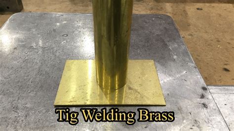Tig Welding Brass Youtube