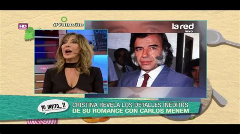 ¿cristina Tocco Tuvo Un Romance Con Carlos Menem Youtube