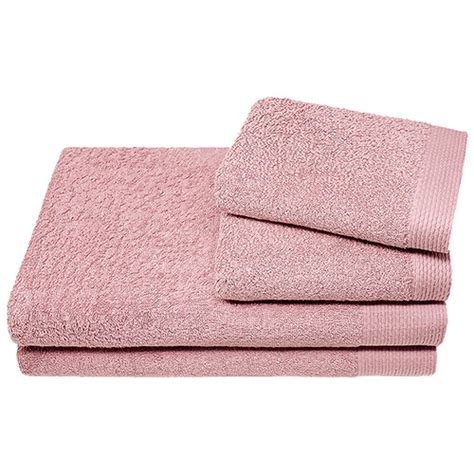 4 Piece Luxury Turkish Cotton Bathroom Towel Set Temple And Webster