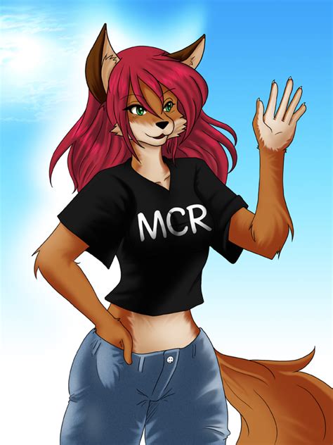 Commission Fox Girl By Sageofotherworlds On Deviantart