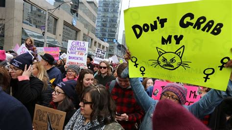 10 striking signs from the Women's March in Toronto - Toronto - CBC News