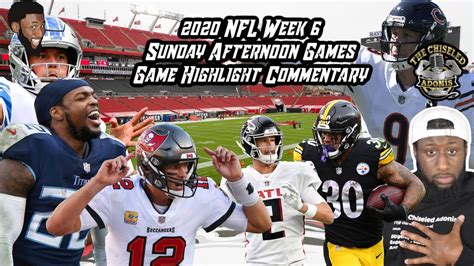 2020 Nfl Week 6 Game Highlight Commentary Sunday Afternoon Games