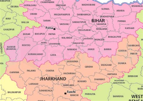 Solved How Many Districts Of Bihar Share Its Boundary With The Stat
