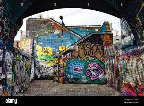 Graffiti In Shoreditch East London Uk Stock Photo Alamy
