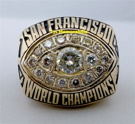 1981 San Francisco 49ers Super Bowl Xvi Championship Ring Player