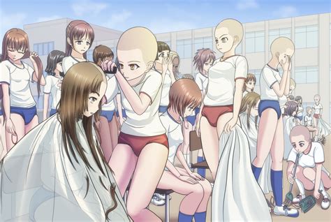 Charity Headshave In School By Sairaj Punishment Haircut Anime Haircut Forced Haircut