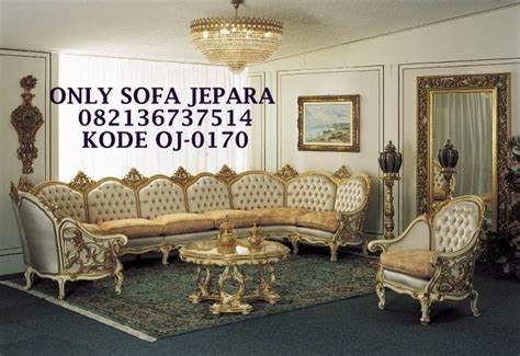 Set Sofa Ruang Tamu Mewah Ukir Klasik