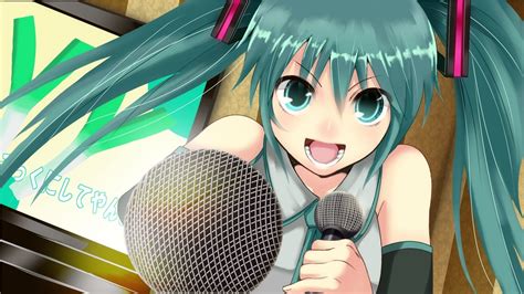 Anime Microphone Wallpaper