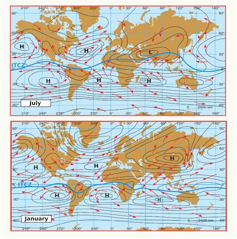 Global Atmospheric Circulation World In Maps