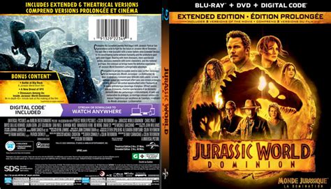 Jurassic World Dominion 2022 Blu Ray Cover And Label Dvdcovercom