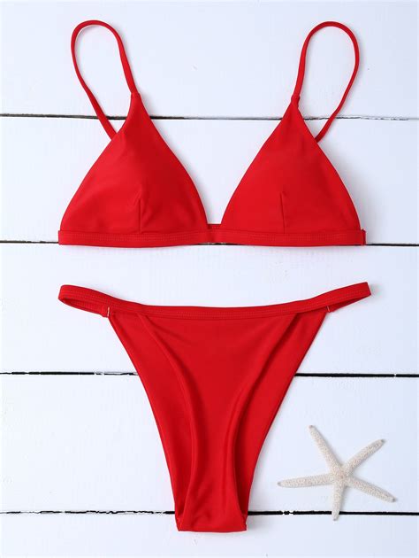 11 99 low waisted spaghetti strap bikini set red s bikini push up bikini sets two piece