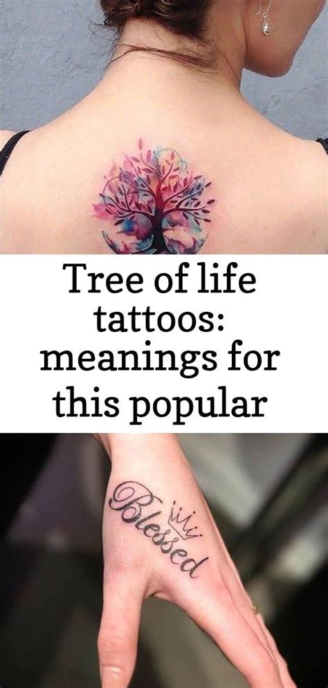Tree of life tattoos: meanings for this popular tattoo 1 | Life tattoos ...