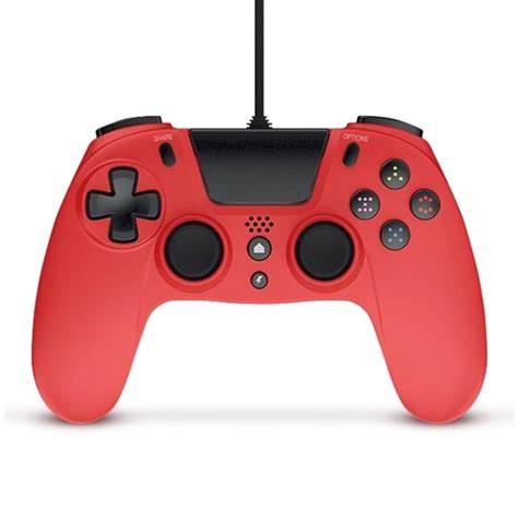 Gioteck Vx4 Wired Red Controller For Ps4 Gamepad Sony Playstation 4