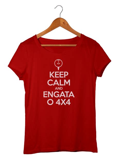 Camiseta Keep Calm Feminina Nação Outdoor