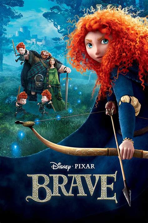 Brave 2012 Poster Art Peliculas De Disney Películas De Princesas