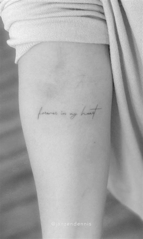 Forever In My Heart Tattoo Forever Tattoo Love Heart Tattoo