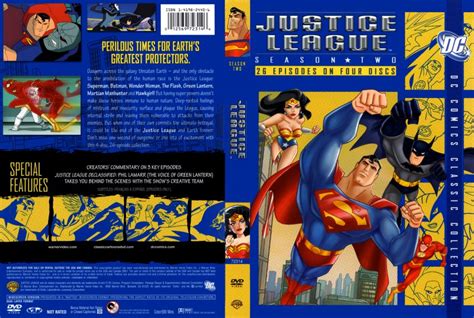 Justice League Unlimited Season 2 Tv Dvd Scanned Covers 2633justice League S2 Cover Dvd