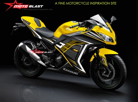 Modifikasi Striping Kawasaki Ninja 250r Fi Funky Edition Motoblast