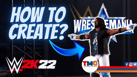 How To Create AJ Styles WrestleMania 38 Attire WWE 2K22 Creations