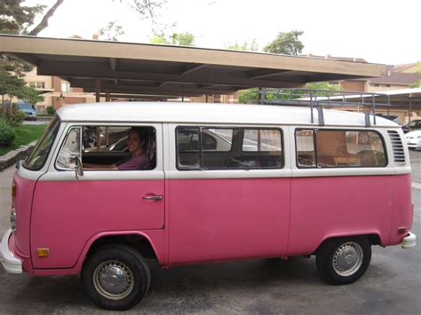 Pink Vw Bus Vw Bus Volkswagen Bus Volkswagen