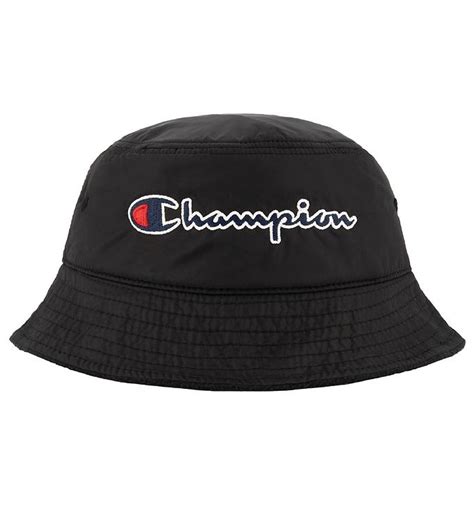 Champion Bucket Hat M Foder Svart M Logo Hemleverans