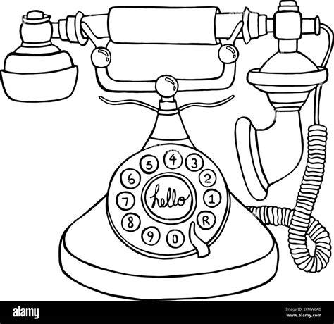 Telephone Drawing Hi Res Stock Photography And Images Alamy