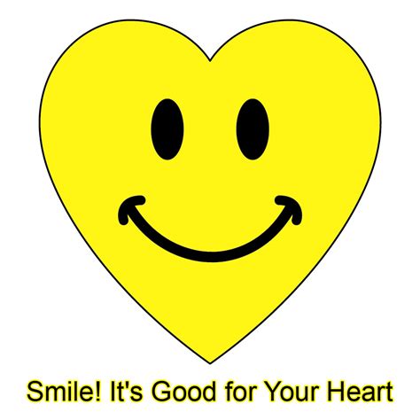 Your Smile Is Good For Your Heart Smiley Symbol