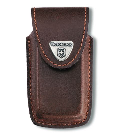 Victorinox 113 Cm Leather Belt Pouch For 5 8 Layer Knives Brown By