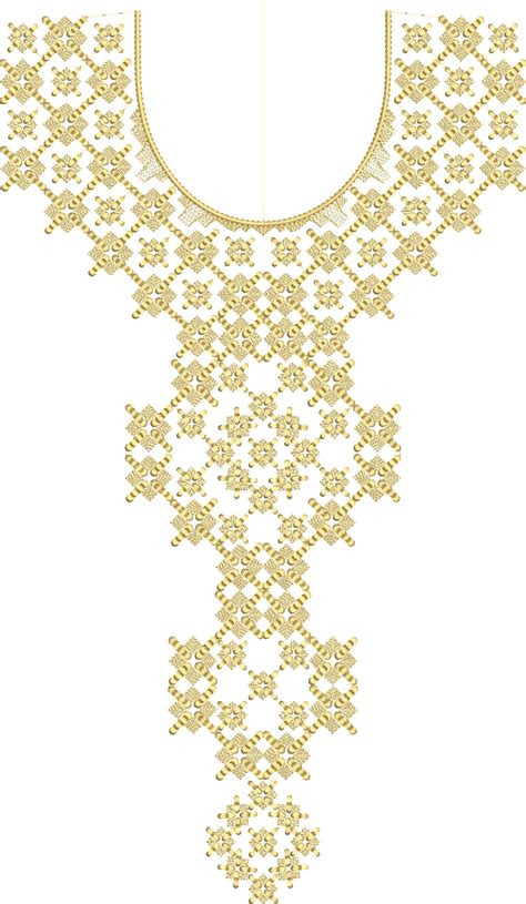 Arabic Neck Embroidery Designs