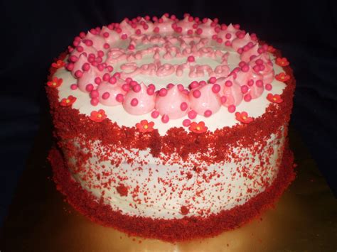 Craving Cakes With Noni Birthday Cake Red Velvet Happy Birthday