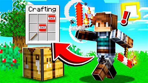 Crafting A Tnt Sword In Camp Minecraft Youtube