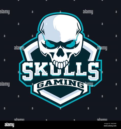 Skull Gaming Mascot Logo Design Skull Head Skull Gaming Skull Head Logo