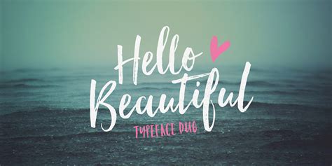 Hello Beautiful Fonts By Nicky Laatz Fontspring