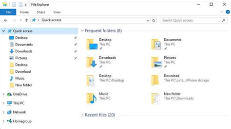 Microsoft File Explorer