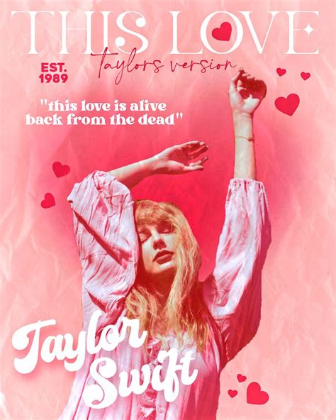taylor swift s poster for this love