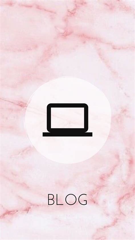 Highlight Cover Blog Pink And Floral Theme Instagram Tools