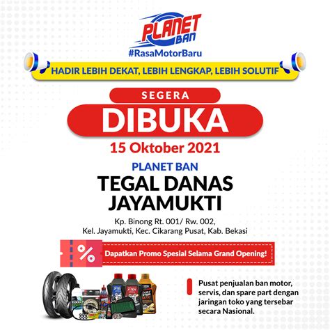 Promo Grand Opening Planet Ban Tegal Danas Jayamukti