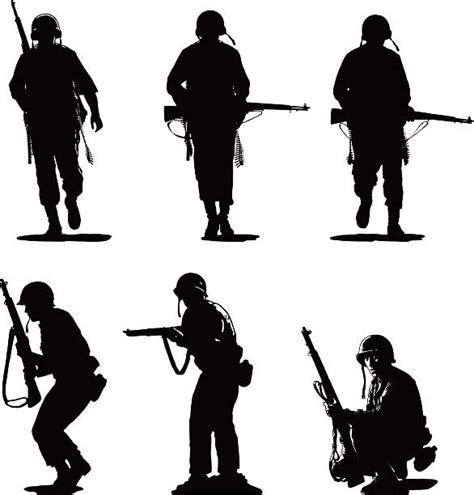 Soldier Silhouette Illustrations Royalty Free Vector Graphics And Clip